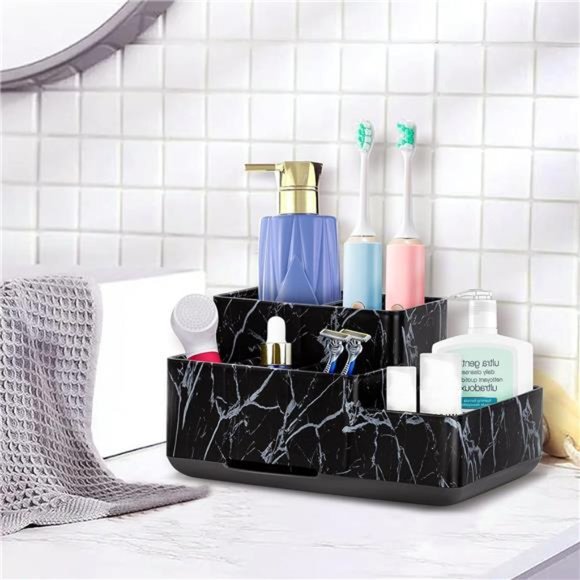 New - Toothbrush Holder,Bathroom Organizer, Multifunctional Storage - Picture 4 of 8